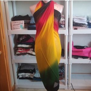Gorgeous Jamaican Swimsuit Coverup